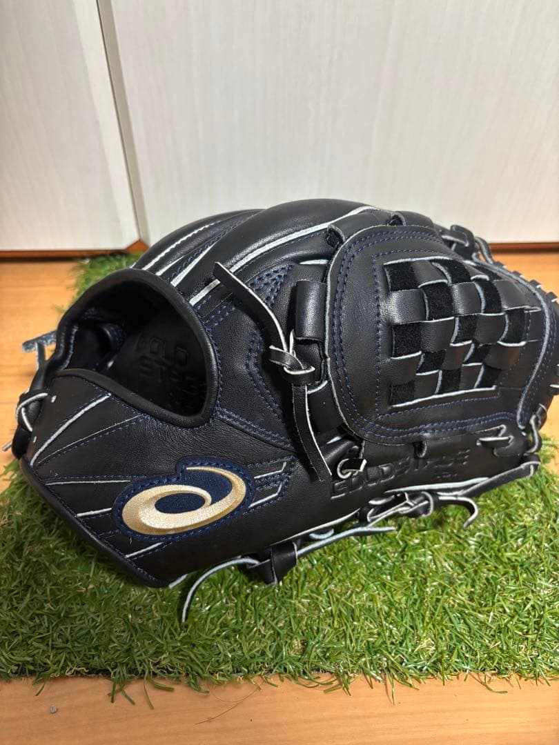 硬式用　日本製　アシックス　ゴールドステージ 内野手　バスケットウェブ