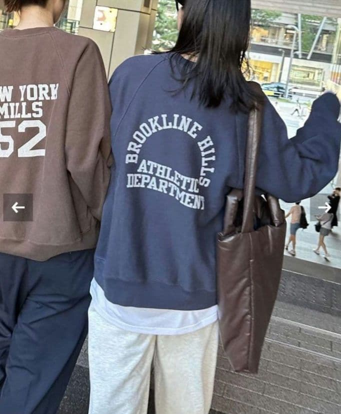 ジャーナルスタンダード　Champion ネイビー スウェット