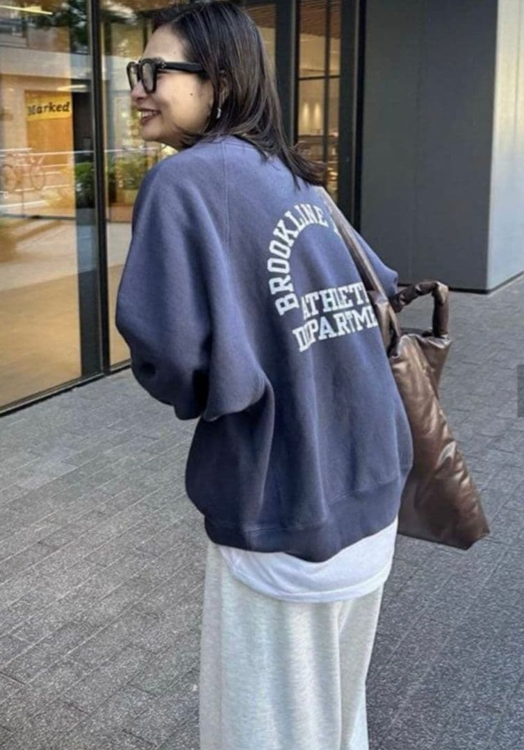 ジャーナルスタンダード　Champion ネイビー スウェット