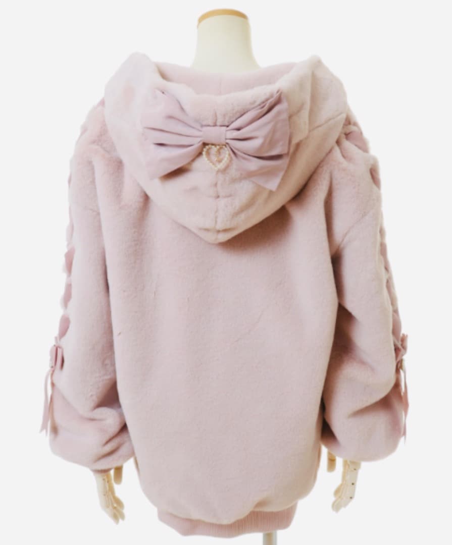 LIZLISA ♡ うさみみフードファーブルゾン