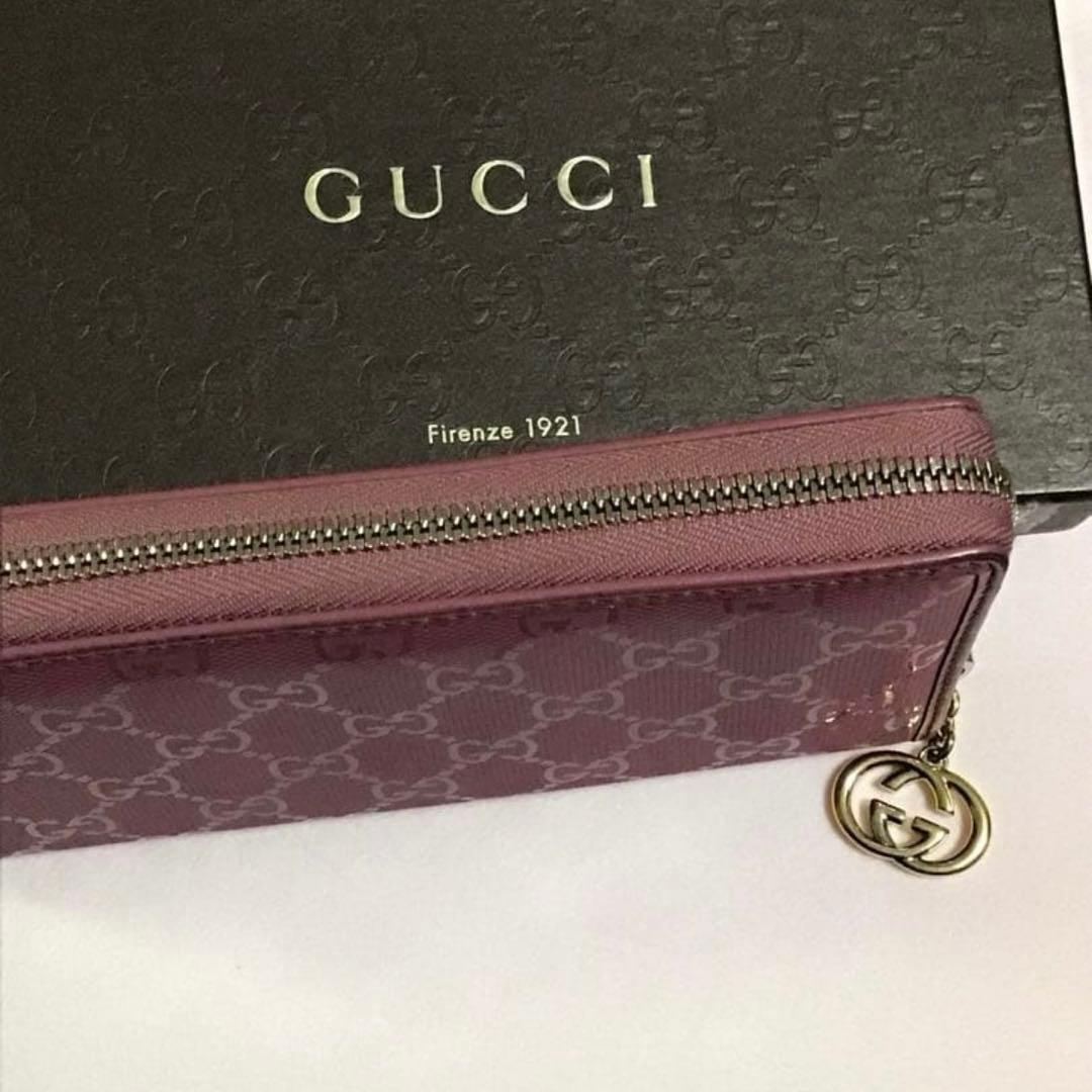 GUCCI 長財布　ローズピンク