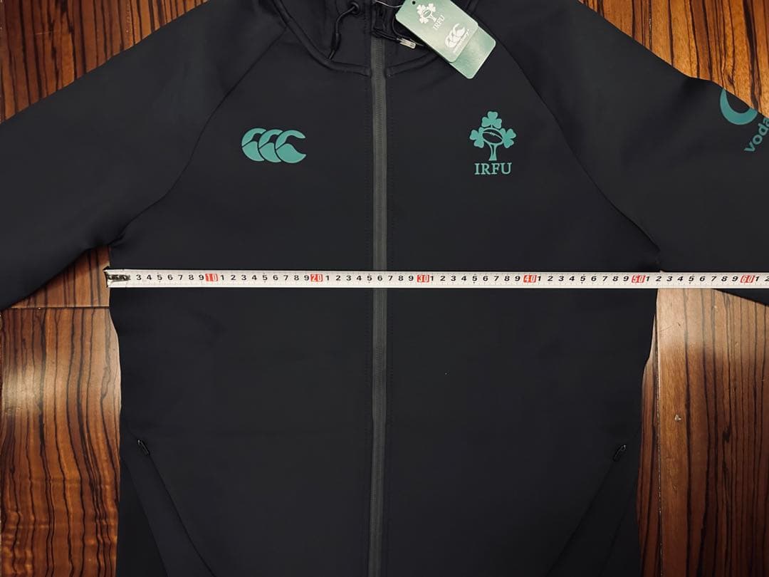 Canterbury ラグビー　アイルランド代表　選手用　フルジップパーカー S