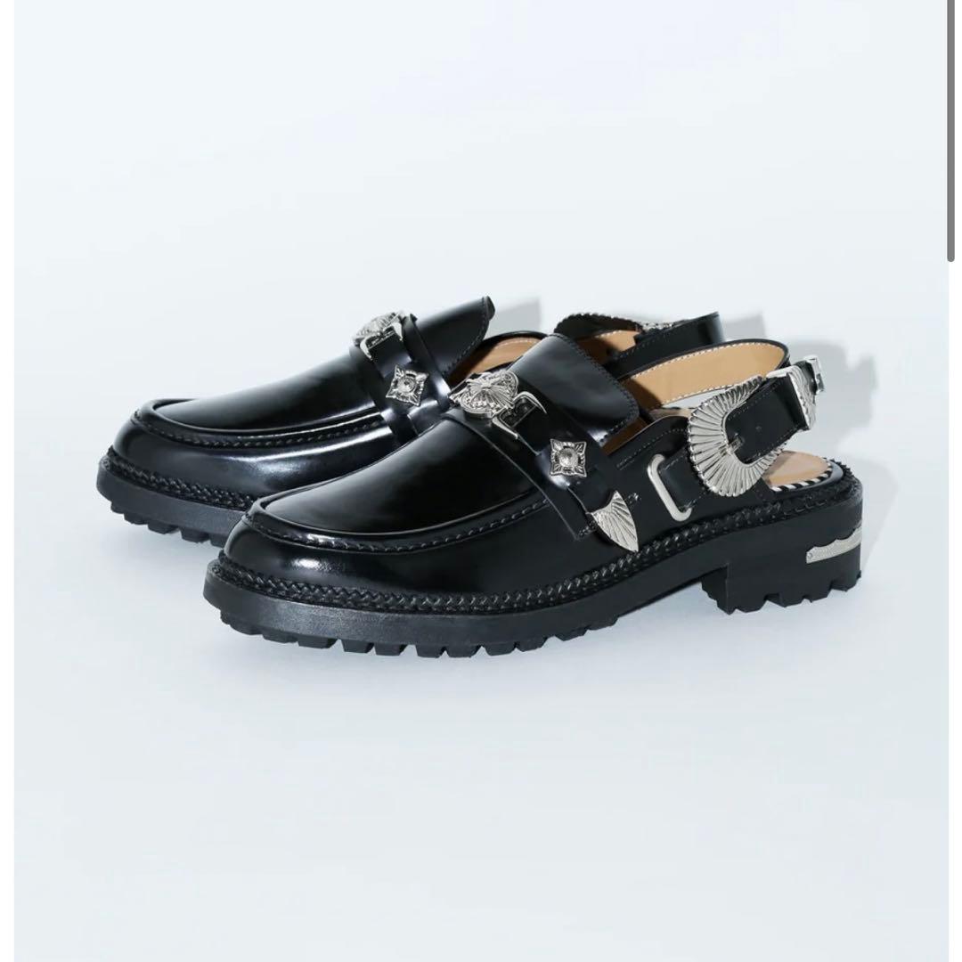 靴 TOGA PULLA L MULE LOAFER 38