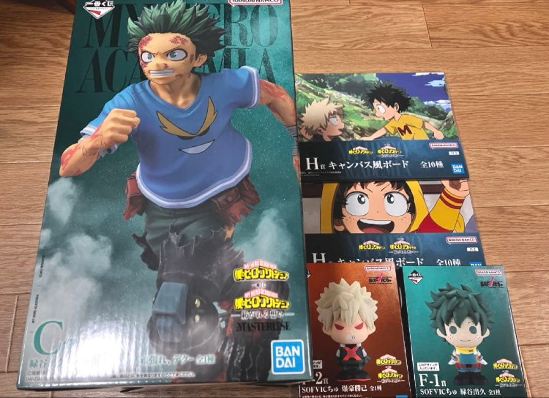 一番くじ 僕のヒーローアカデミア 紡がれる想い C賞 緑谷出久 他おまけ付き