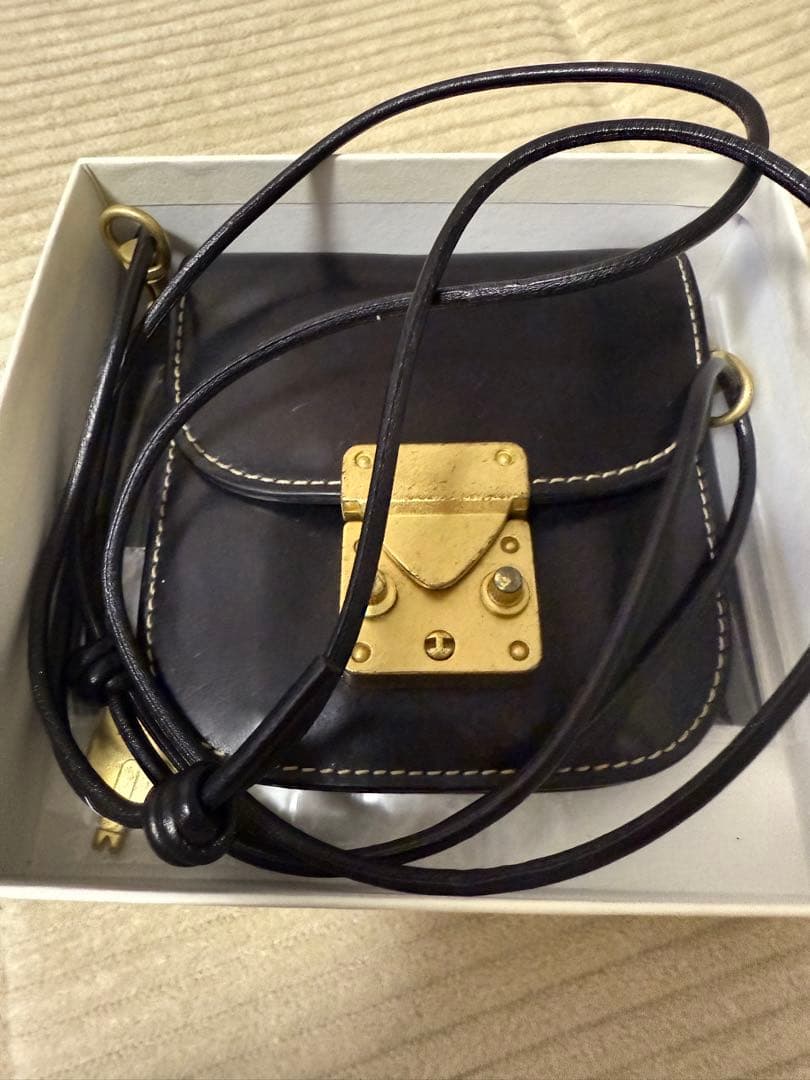 SLOW ミニウォレット ネックウォレット コードバン レザー SO877P