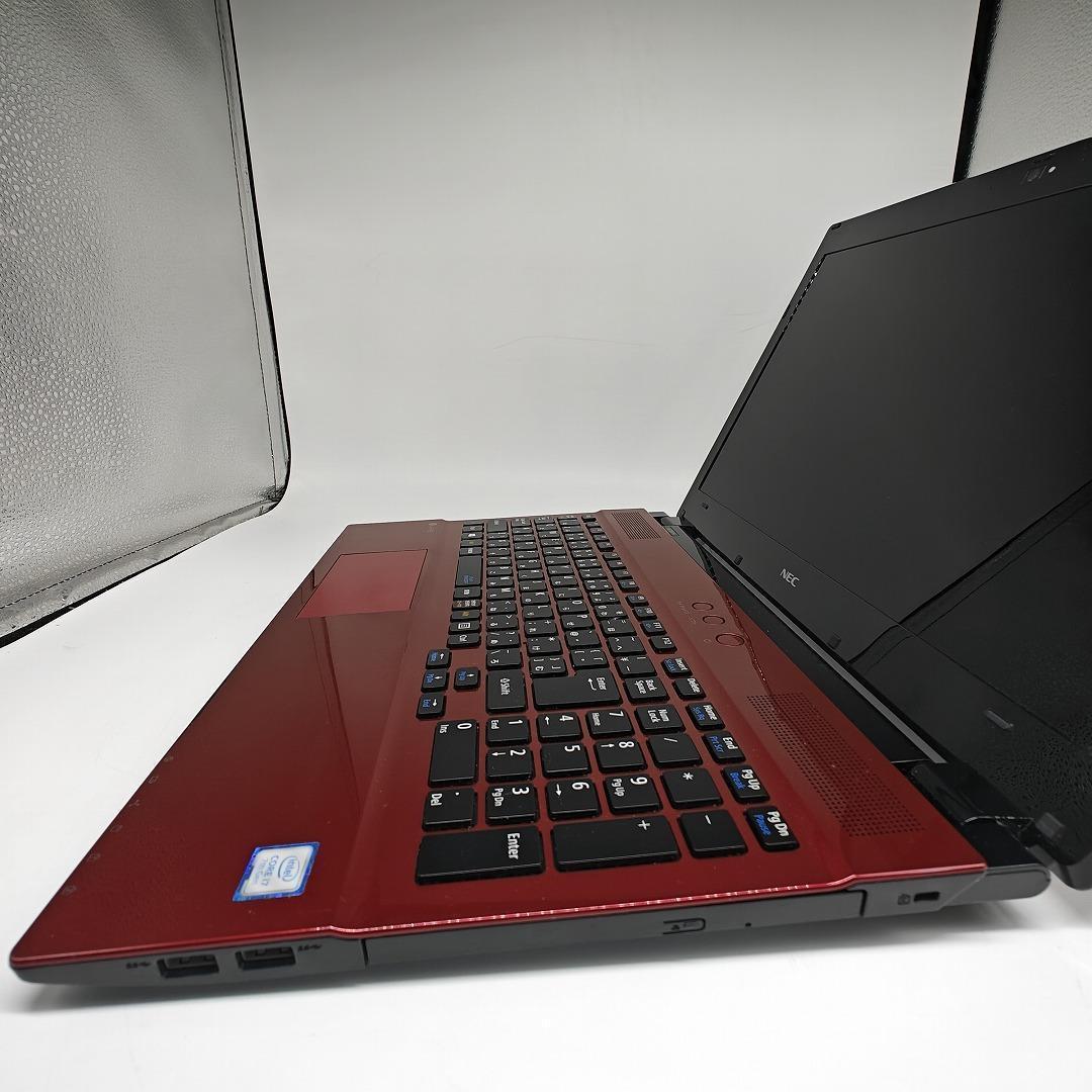 【LAVIE】NS700 高速i7 SSD512GB 16GB レッドノートPC