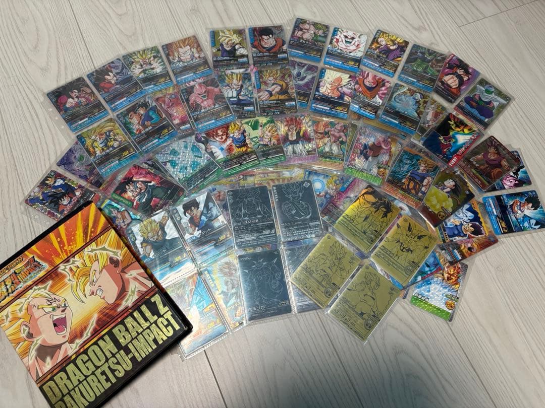 ドラゴンボール　データカードダス　爆裂レア　ファイル　ベジット　ゴジータ　悟空