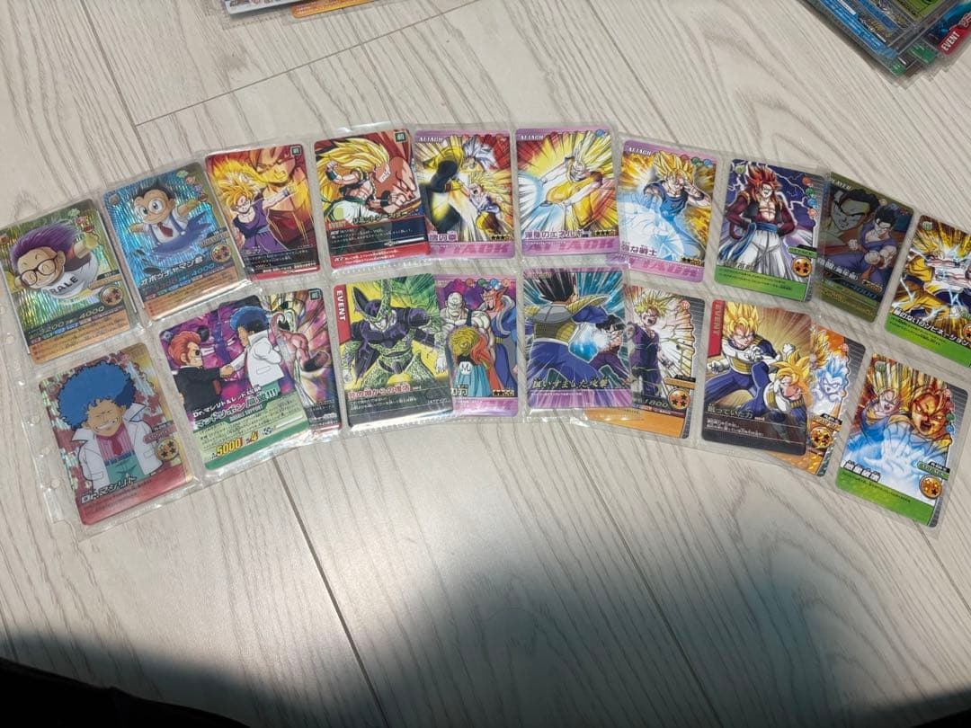 ドラゴンボール　データカードダス　爆裂レア　ファイル　ベジット　ゴジータ　悟空