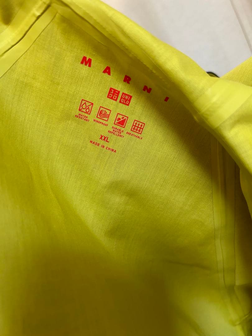 UNIQLO✖️MARNI レインコート　ブロックテックパーカー