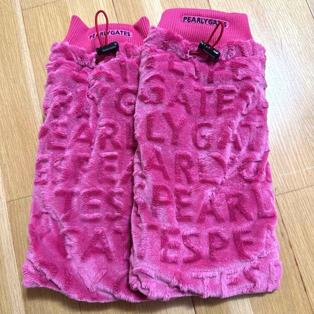 PEARLY GATES レッグウォーマー ピンク 未使用 値下げ不可