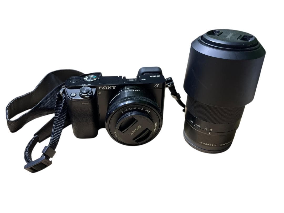 ソニー α6000 ダブルレンズセット ミラーレス一眼 動作確認済 美品