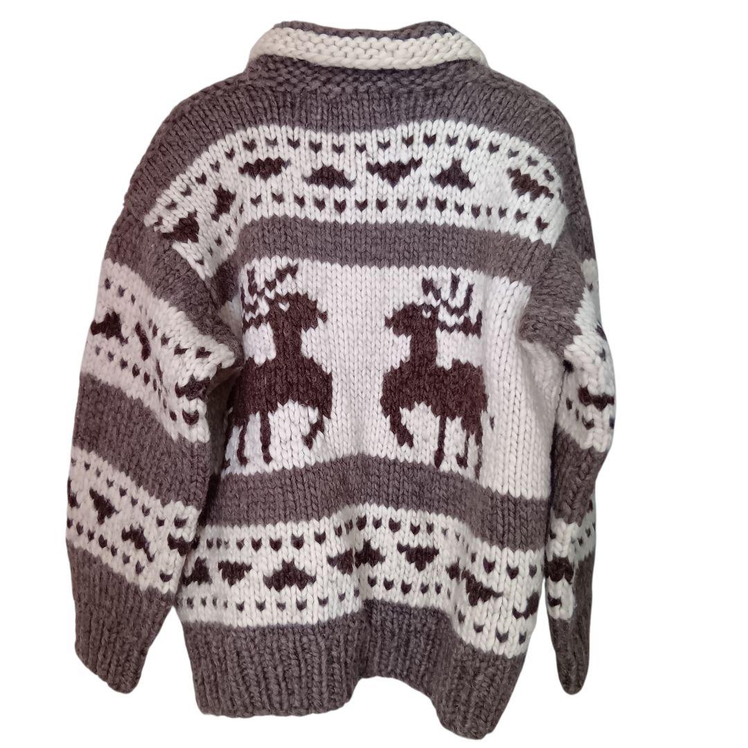 ダイさん専用　カナダ製　メンズ　カウチンセーター　Lサイズ