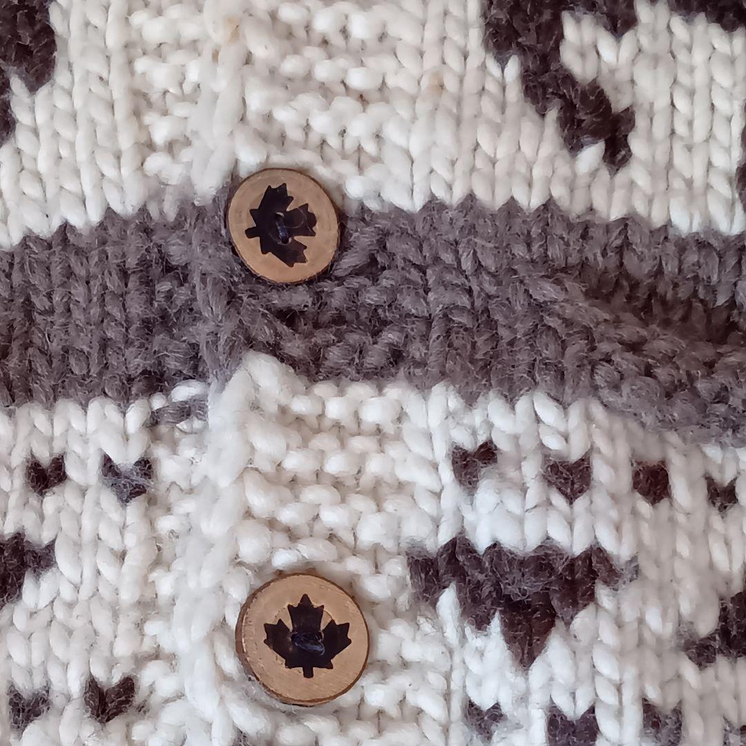 ダイさん専用　カナダ製　メンズ　カウチンセーター　Lサイズ