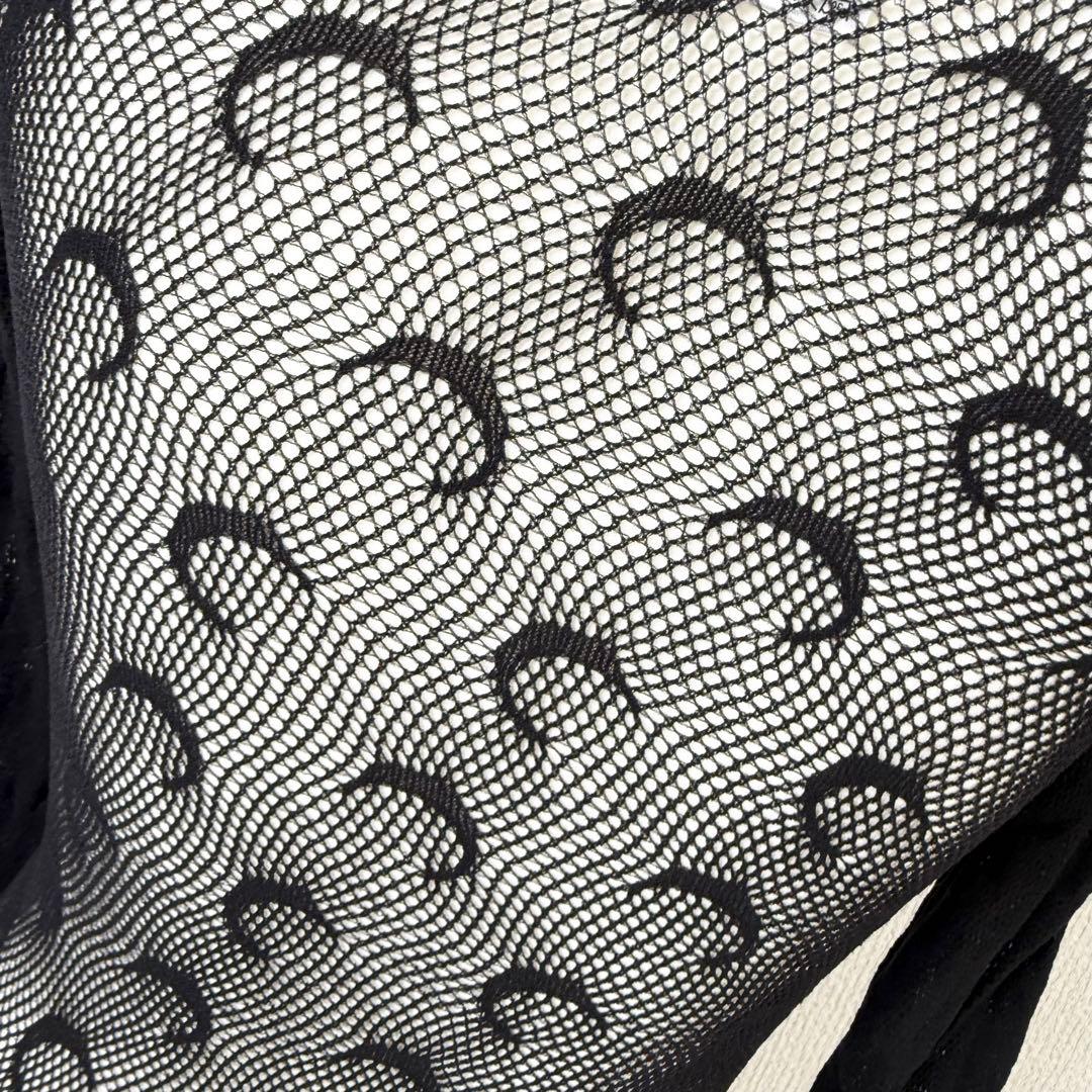 MARINE SERRE メッシュトップ 巾着付き Moon Fishnet