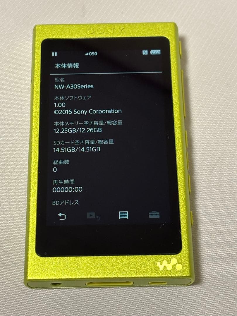 SONY NW-A35 16GB 動作OK 美品 カード付き