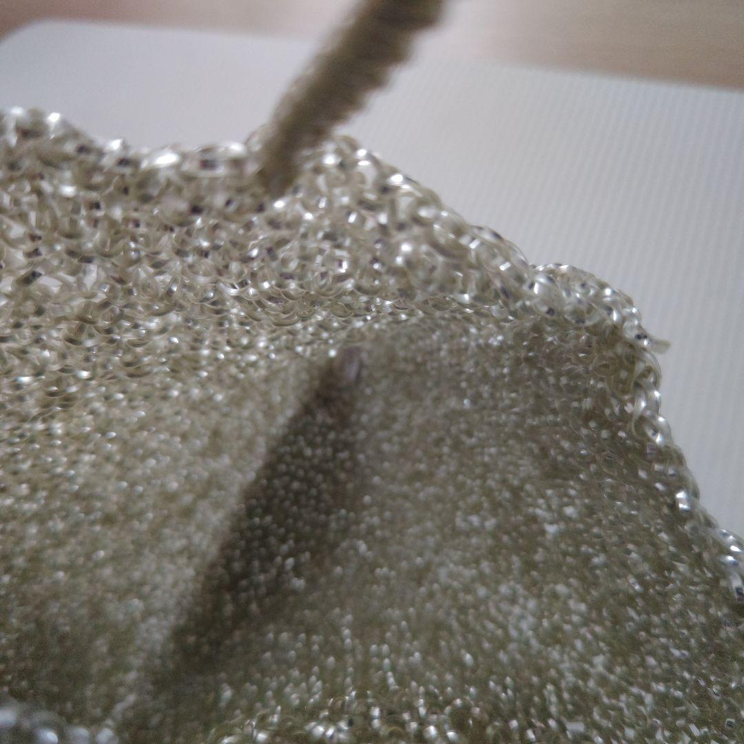 アンテプリマ　シルバー　ハンドバッグ　ワイヤーバッグ　スクエア