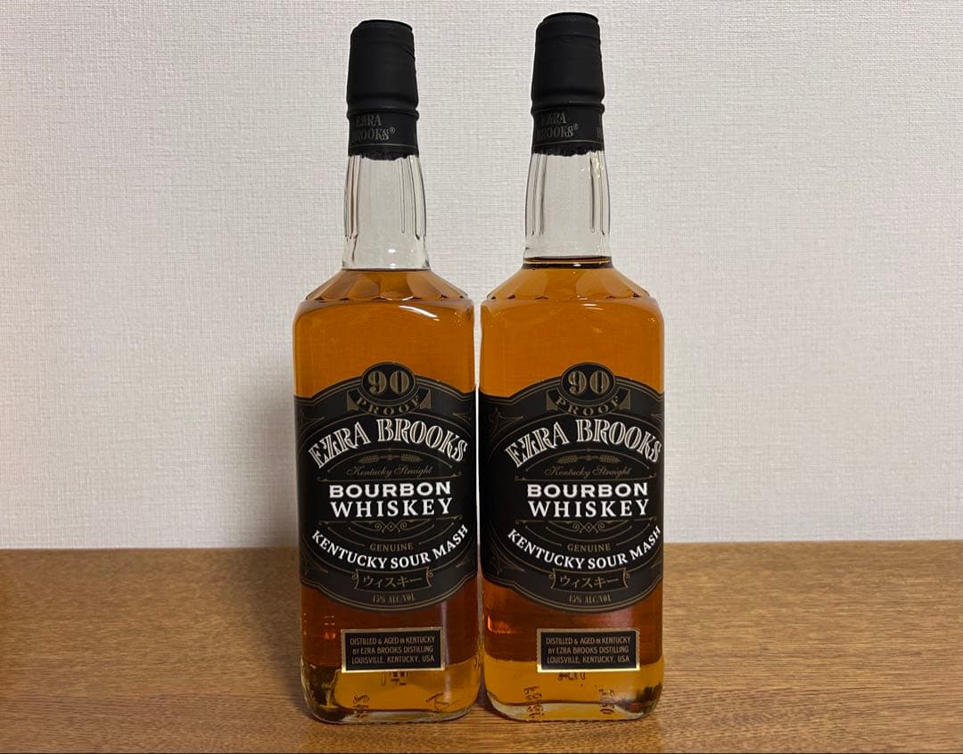 旧ラベル エズラブルックス 90proof 検索 ワイルドターキー ブッカーズ