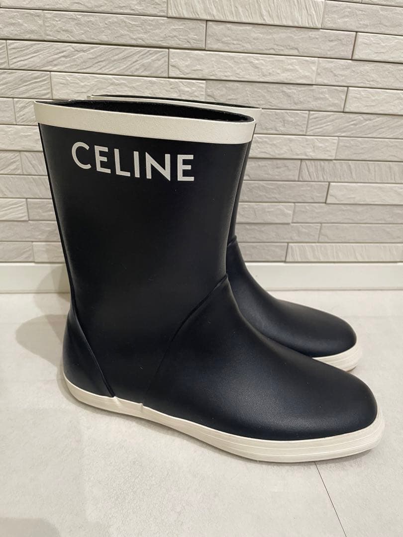 美品　CELINEセリーヌ　レインブーツ