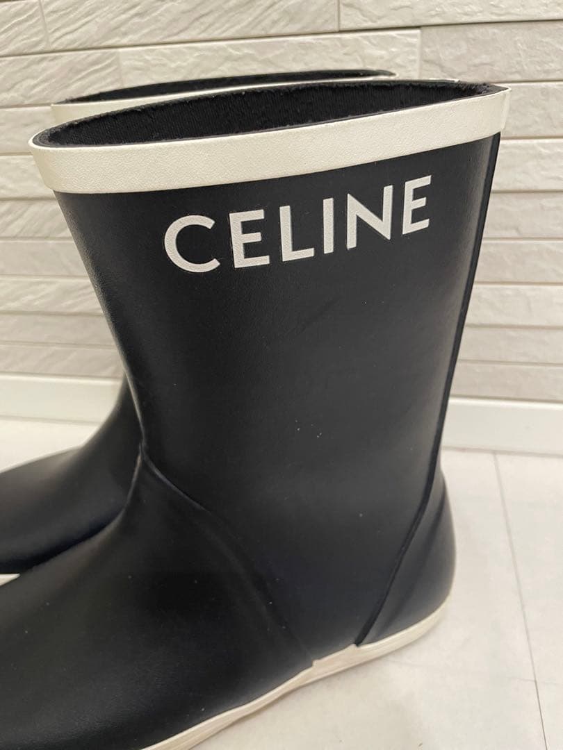 美品　CELINEセリーヌ　レインブーツ