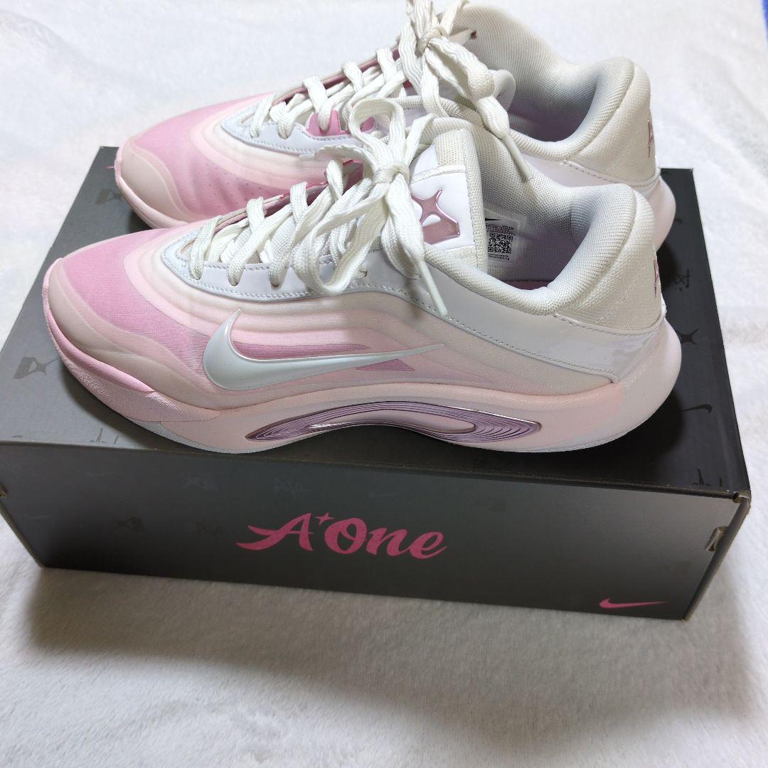 Nike A'One ピンク/ホワイト バスケットシューズ