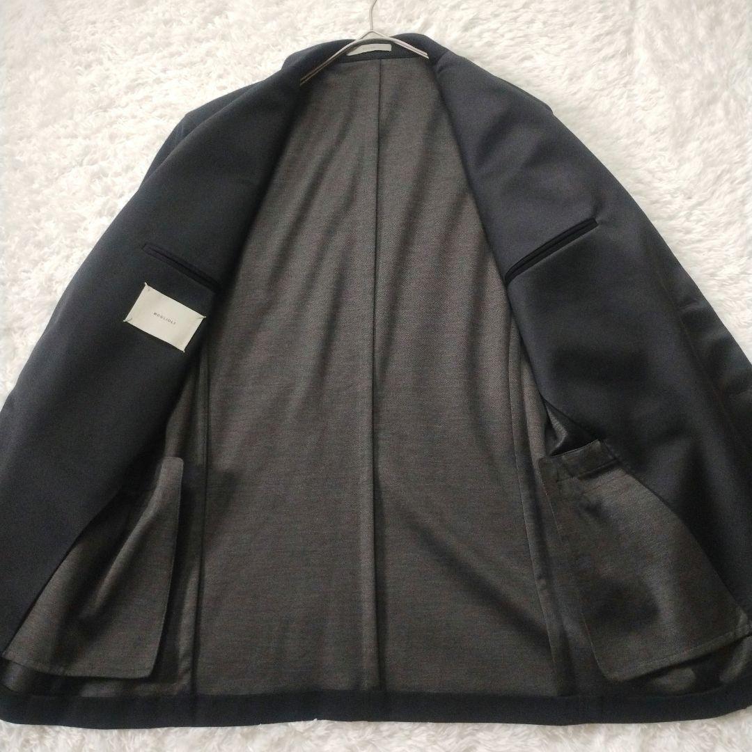 未使用級✨ボリオリ DOVER ジャージ タキシードジャケット 48 ブラック