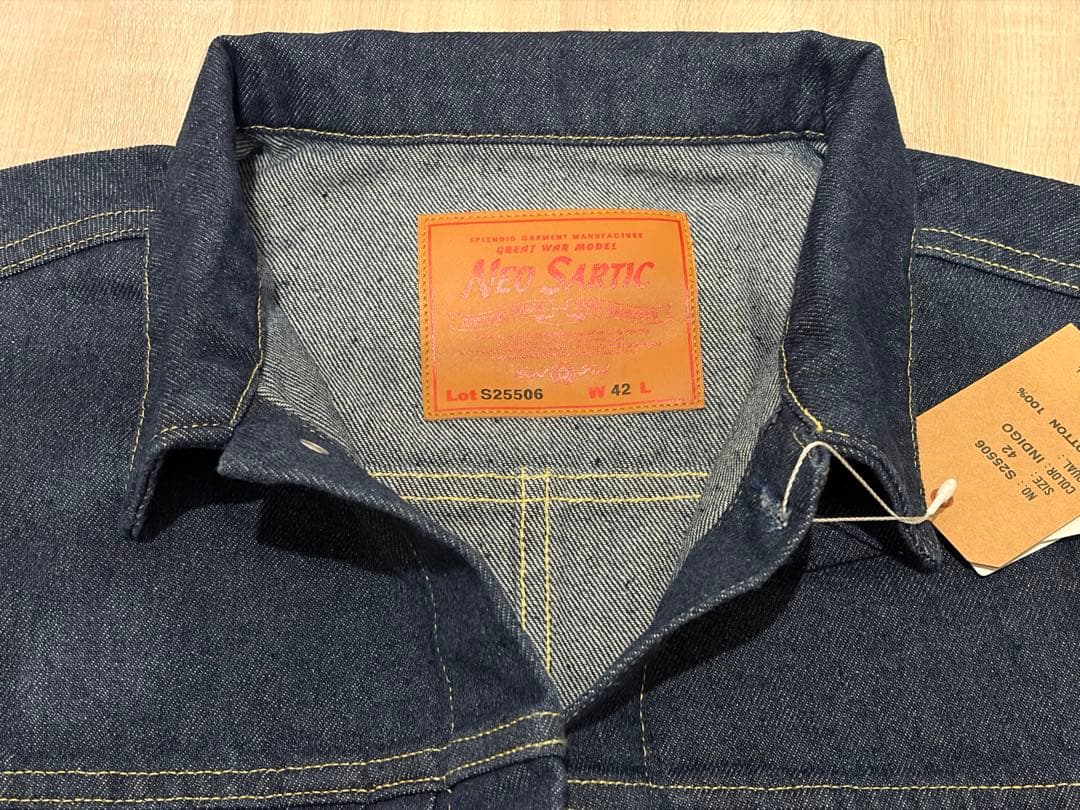 赤タブあり Tバック サイズ42 NEOSARTIC 13.5oz 大戦モデル