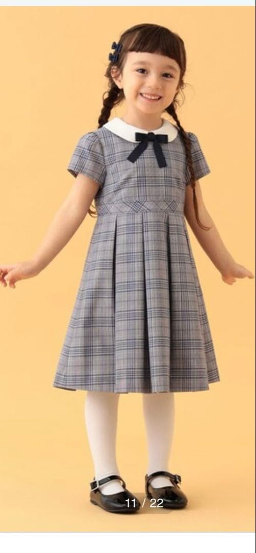 【ほぼ未使用】BEAMSmini セレモニー ワンピース+ボレロ セット120