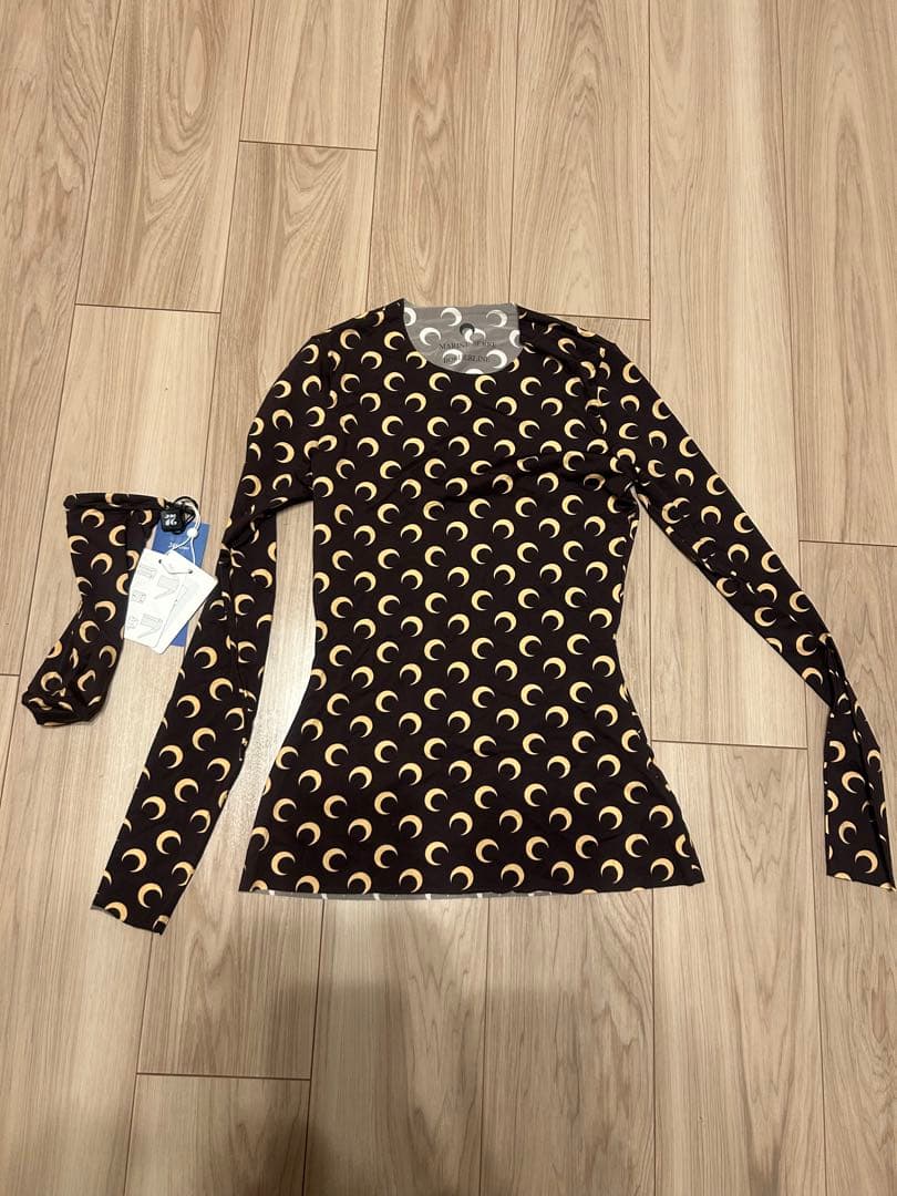 新品　タグ付き　marine serre second skin トップス