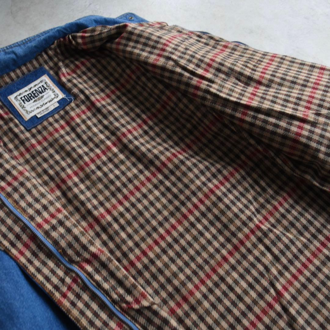 90s FORENZAフォレンツァ デニムダッフルコート M 未使用ヴィンテージ