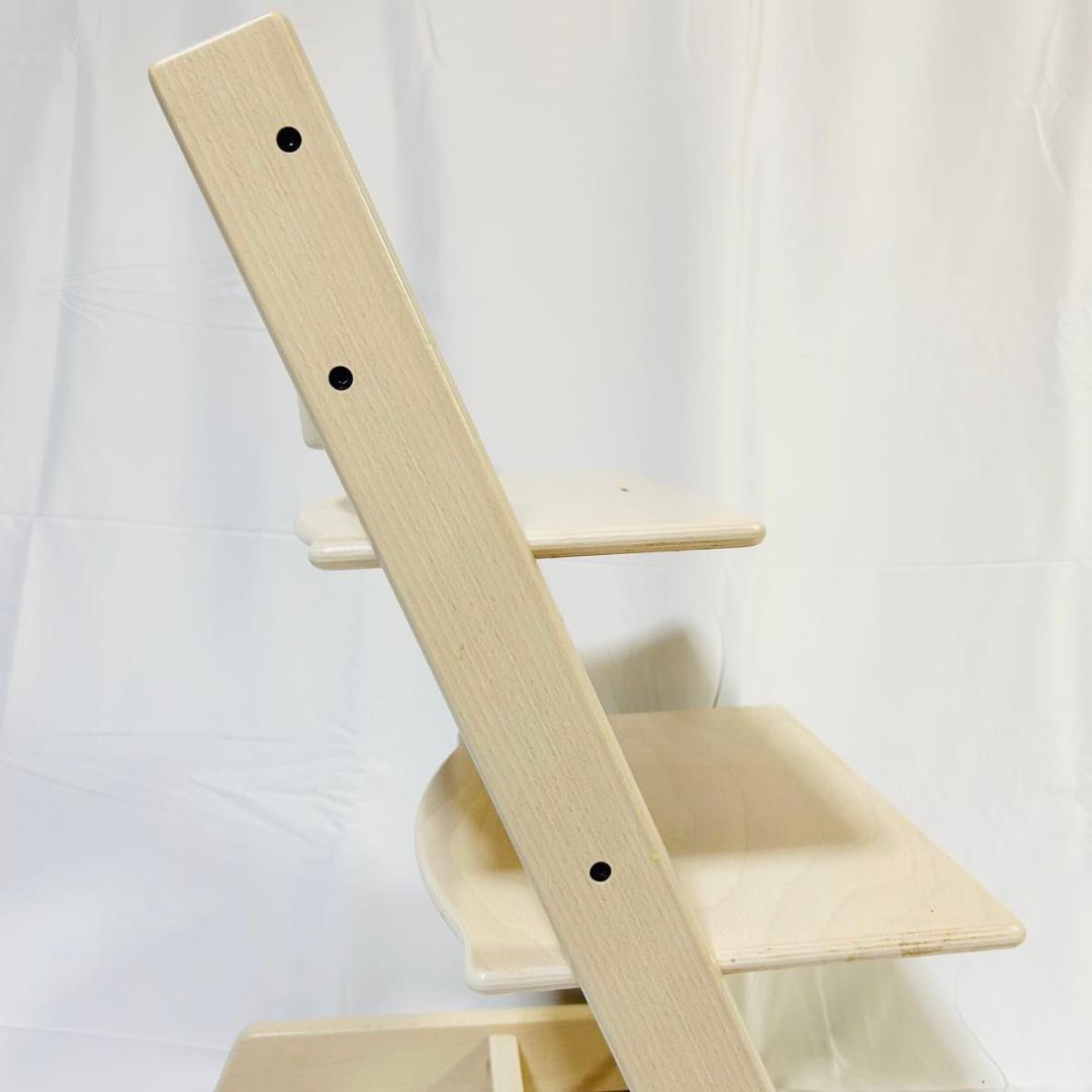 極美品 STOKKE トリップトラップ ホワイトウォッシュ 人気色