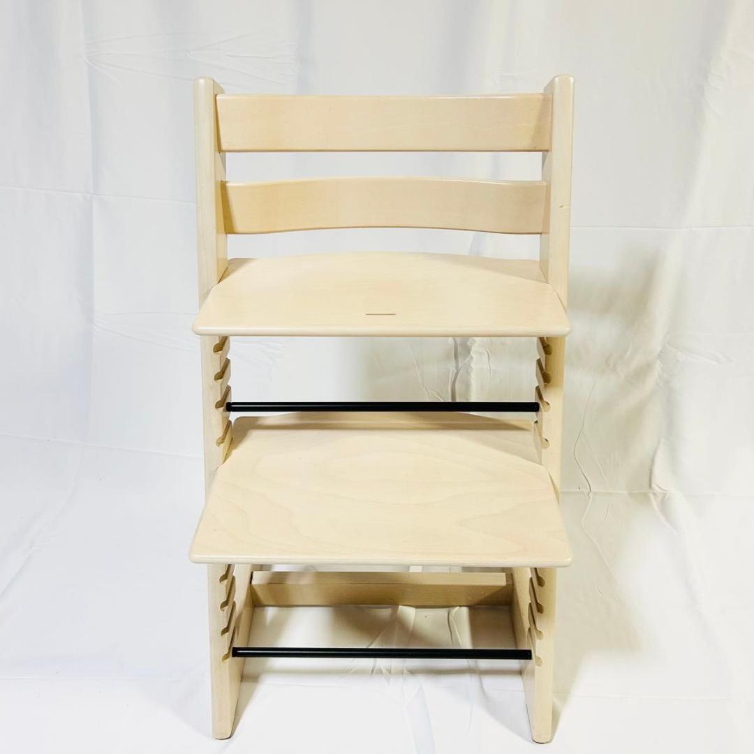 極美品 STOKKE トリップトラップ ホワイトウォッシュ 人気色