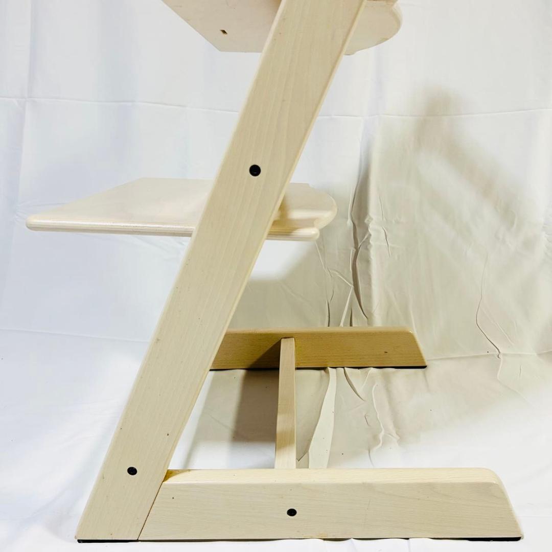極美品 STOKKE トリップトラップ ホワイトウォッシュ 人気色