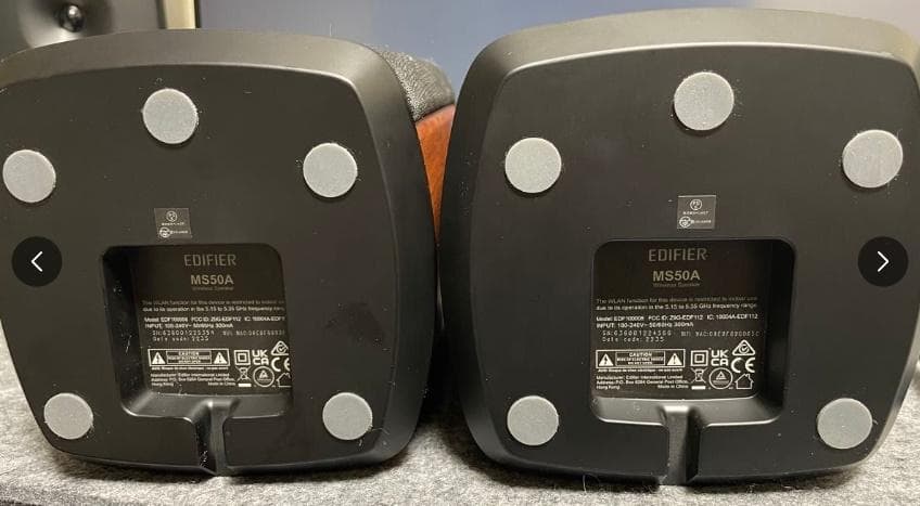 【美品/ペア売り設定済】Edifier MS50A 2台 高音質スピーカー