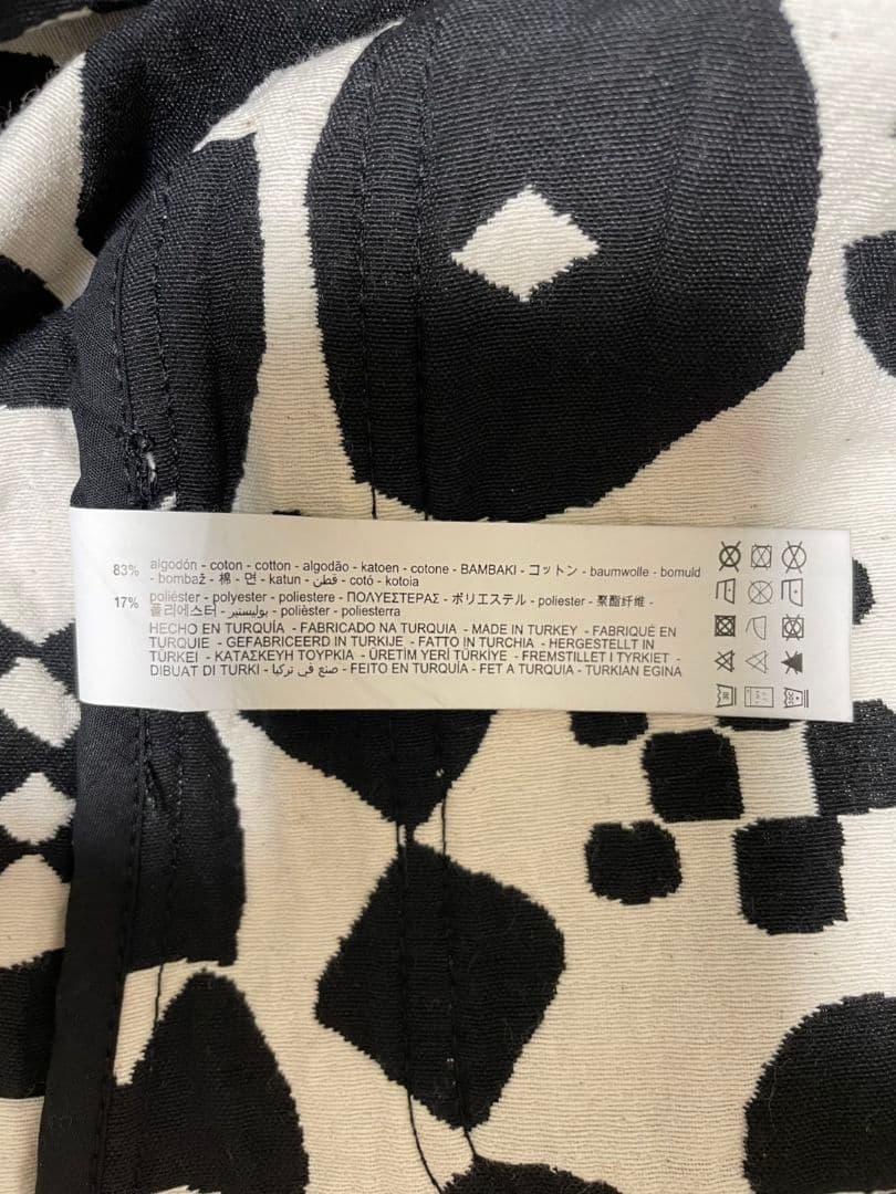 や*ん様 ZARA Iggy 総柄 ジャガード ジャケット 赤西仁着用 黒/白