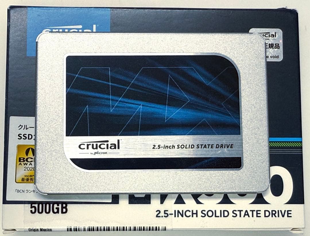 サンマリア　Crucial MX500 500GB 3台まとめ