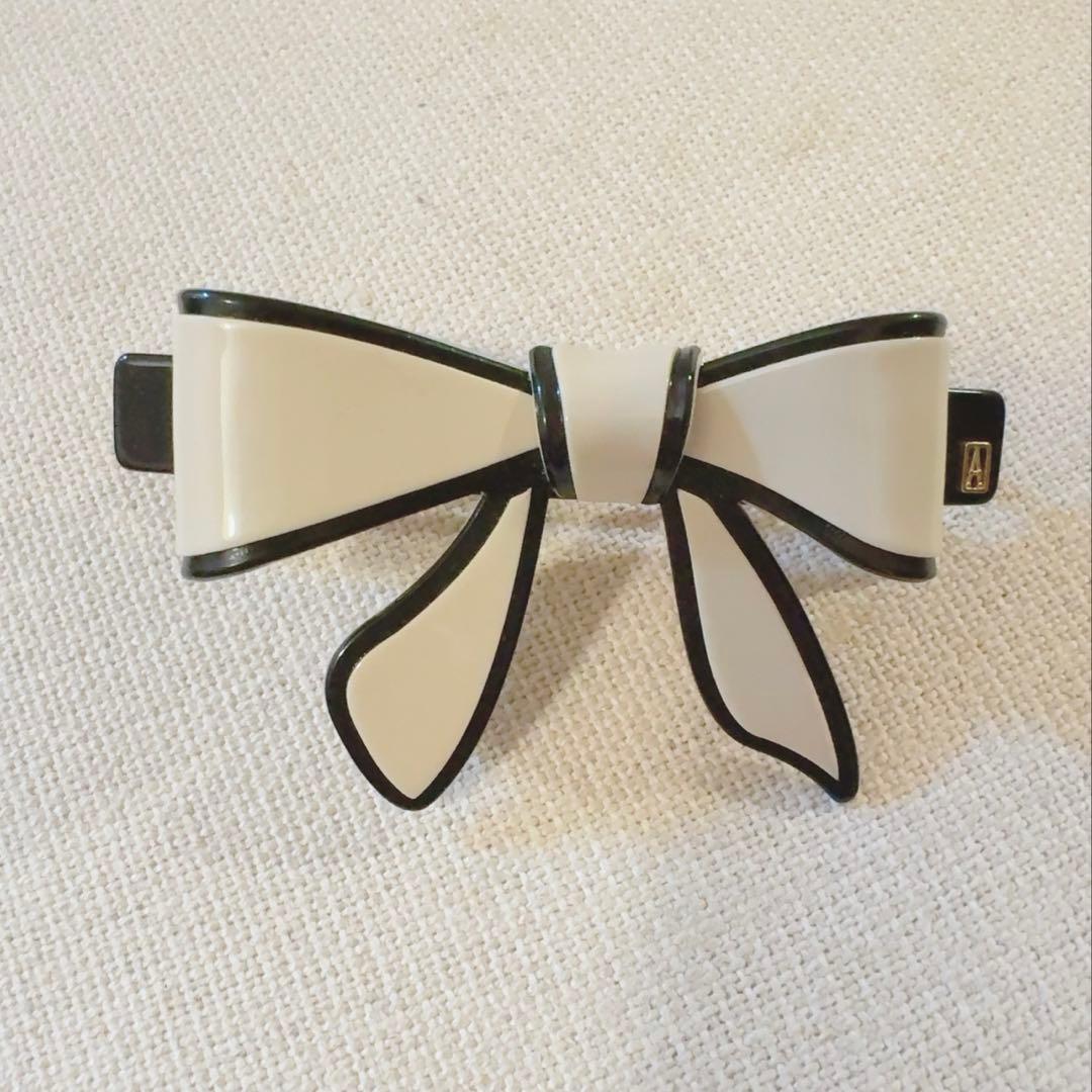 Alexandre de Paris LISERAI バレッタ 8cm リボン