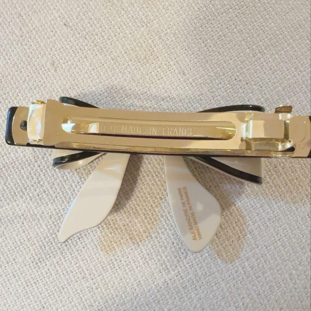 Alexandre de Paris LISERAI バレッタ 8cm リボン