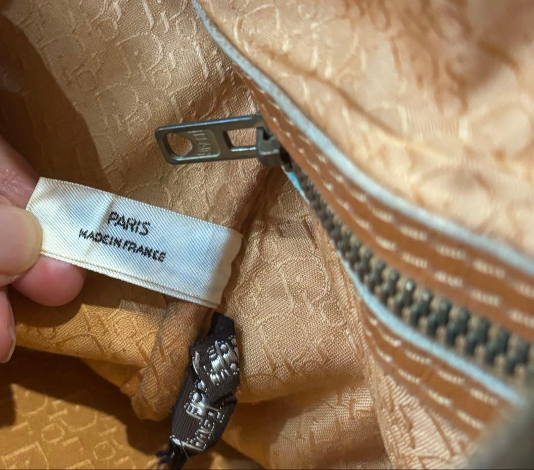 ChristianDior ディオール　ボストンバッグ　茶色　革　スエード