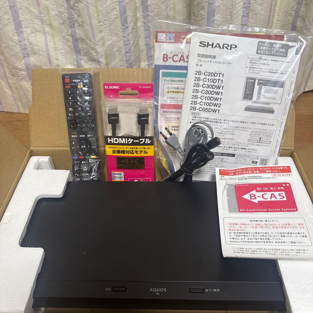 SHARP ブルーレイディスクレコーダー 2B-C10DW1