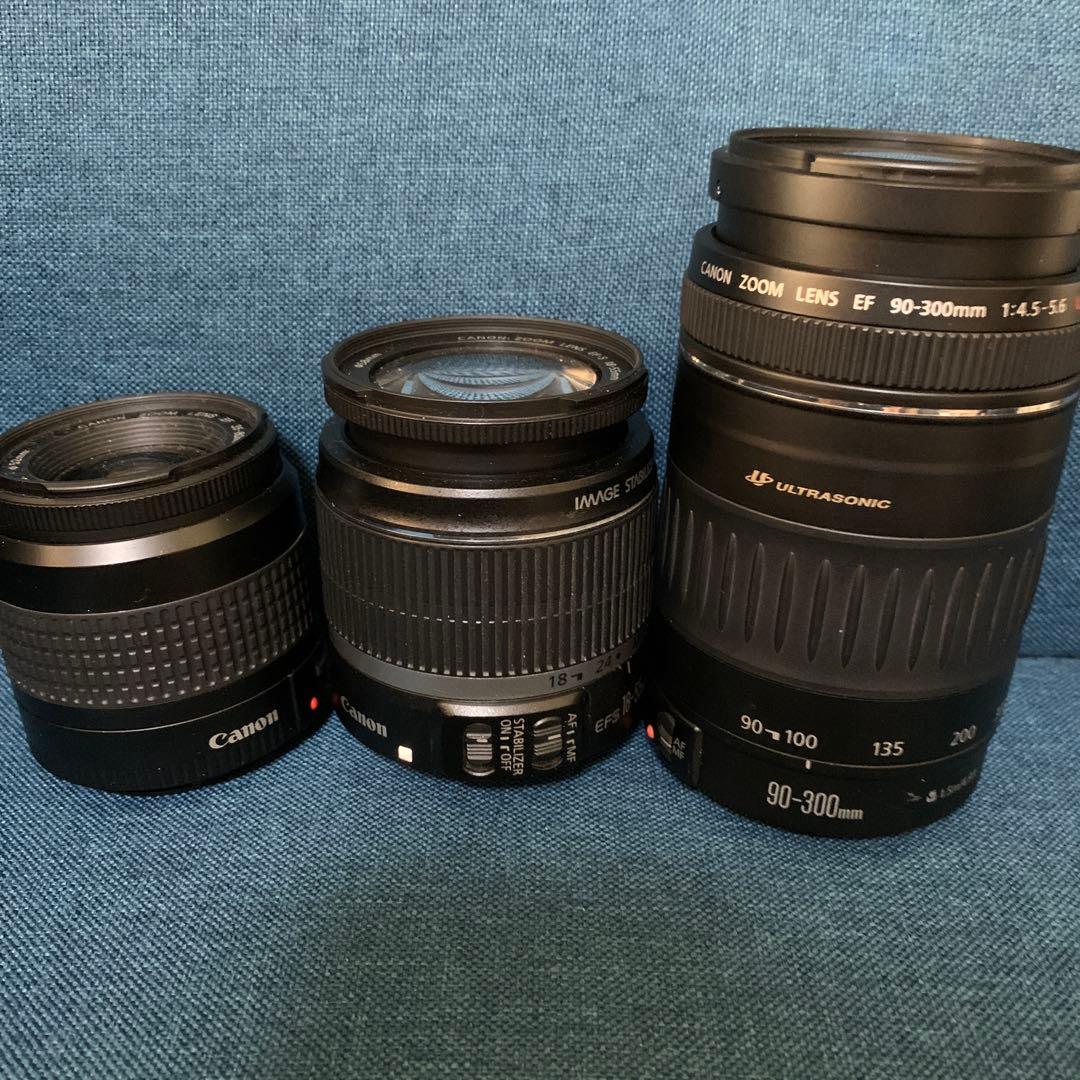 Canon EF 90-300mm 18-55 35-80 レンズセット