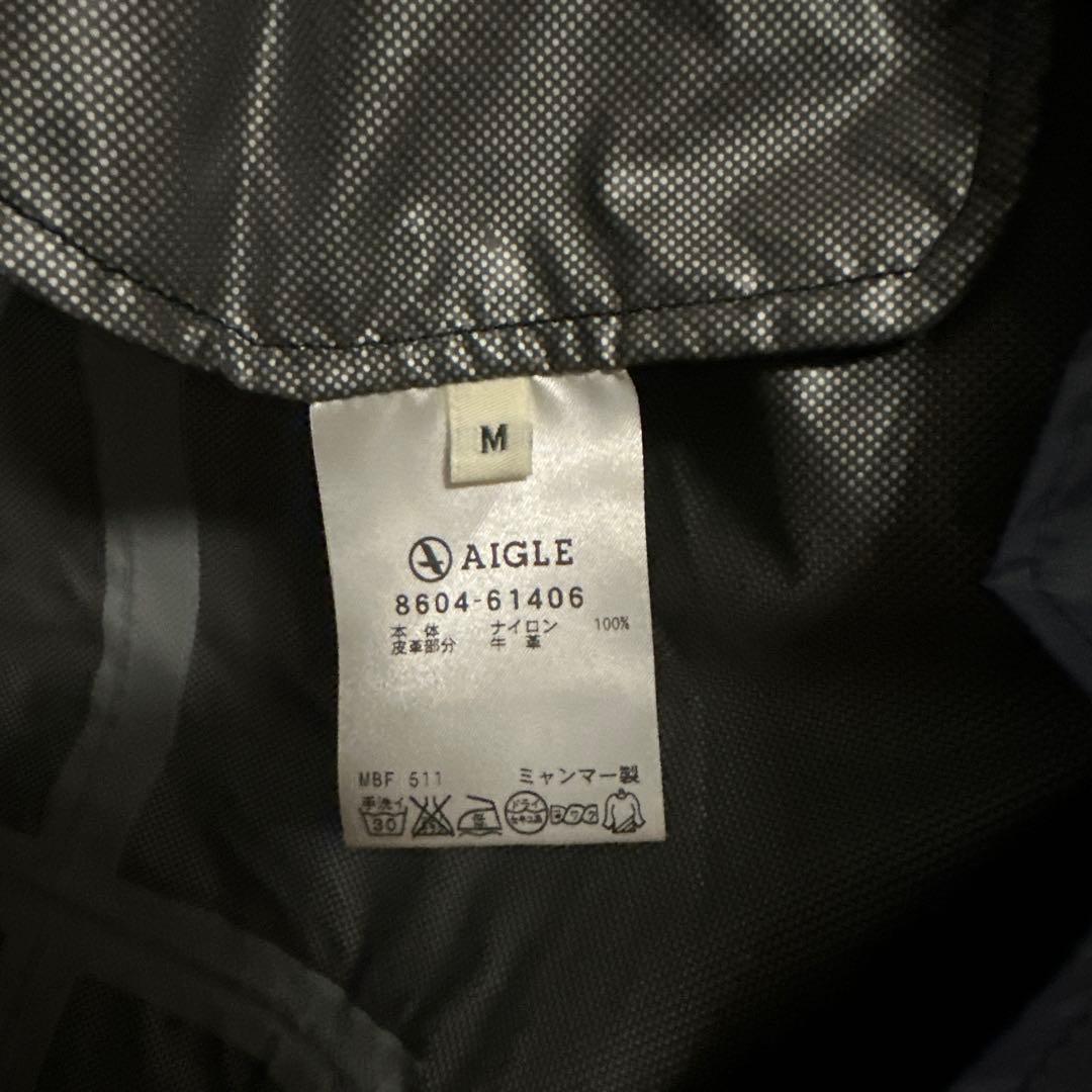 AIGLE ネイビー レインコート