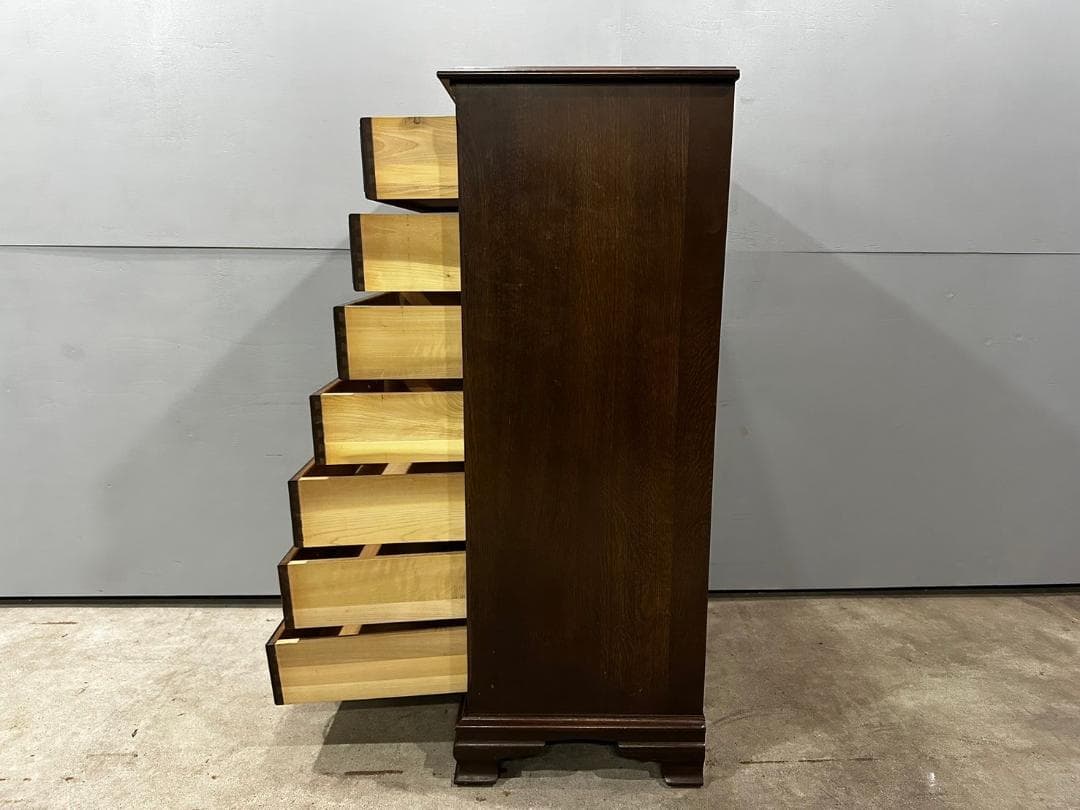 『Daniel』横浜クラシック家具 7段チェスト ハイチェスト チェスト 箪笥