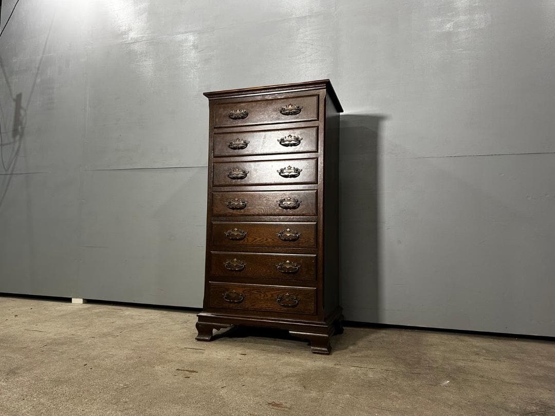 『Daniel』横浜クラシック家具 7段チェスト ハイチェスト チェスト 箪笥