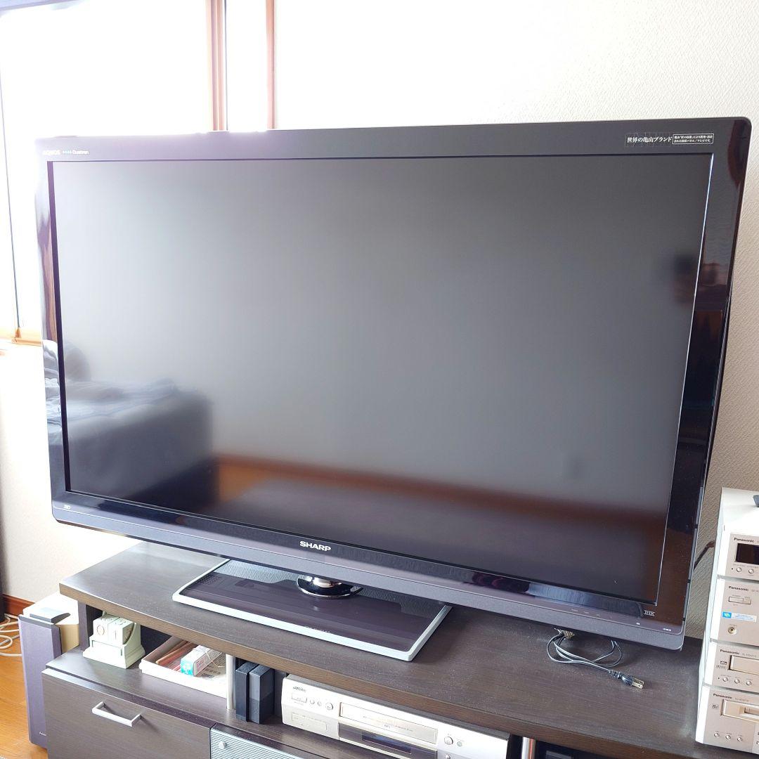 【美品】SHARP 液晶テレビ クアトロン 　LC-60LV3　3Dメガネ付