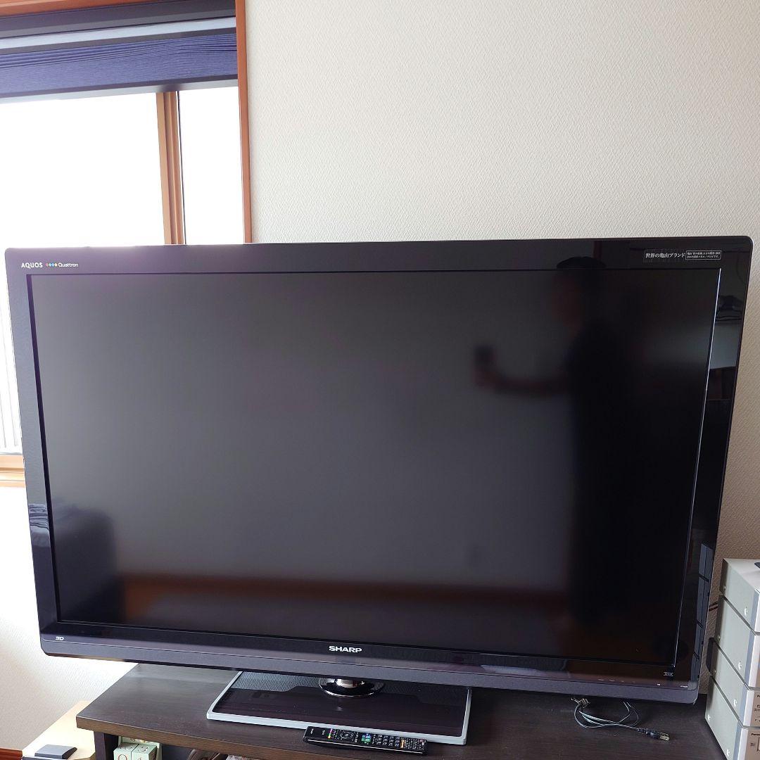 【美品】SHARP 液晶テレビ クアトロン 　LC-60LV3　3Dメガネ付