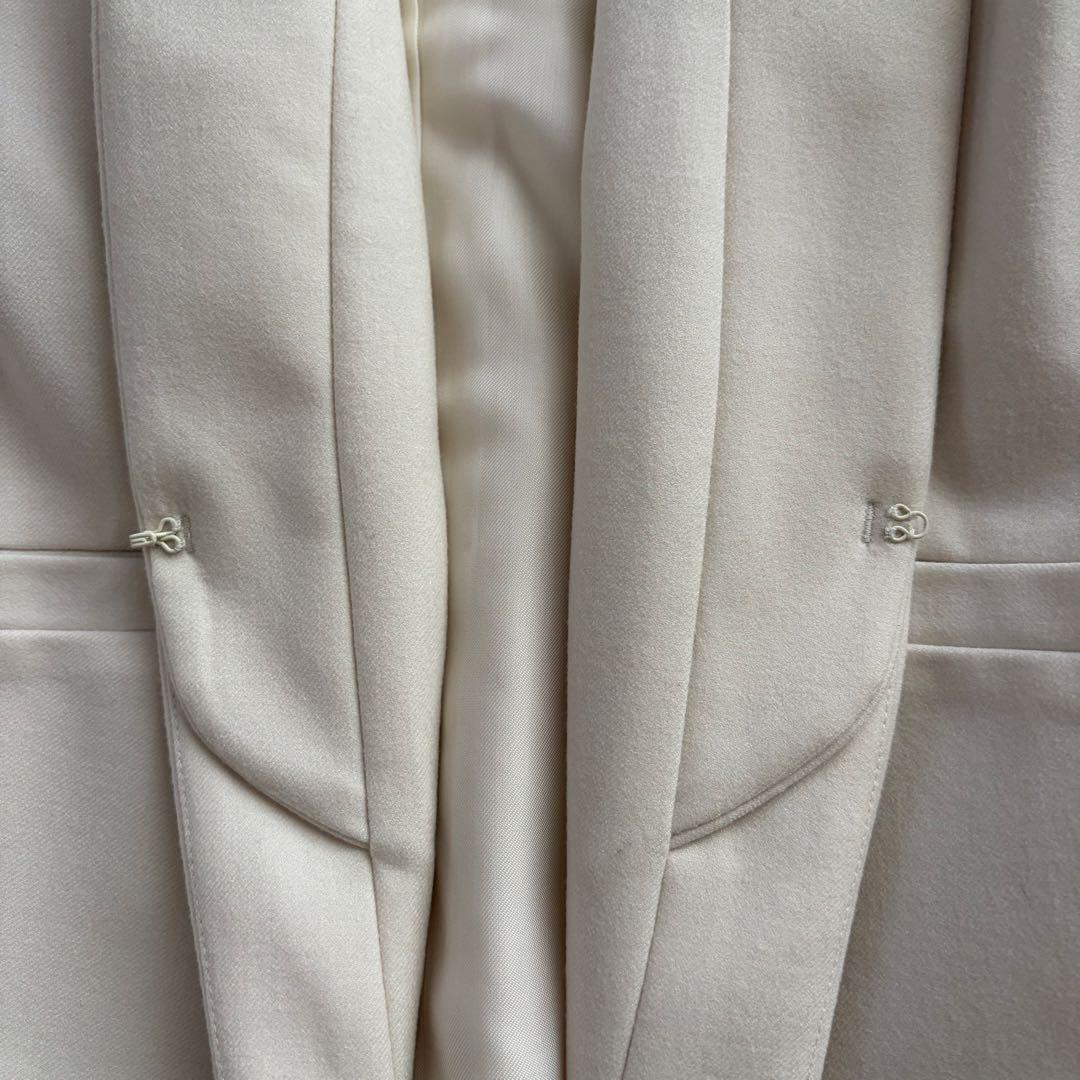 Ballsey ウールノーカラージャケット 36 オフホワイト