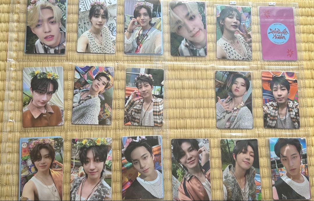 seventeen heaven weverse 特典　花冠　トレカ　コンプ