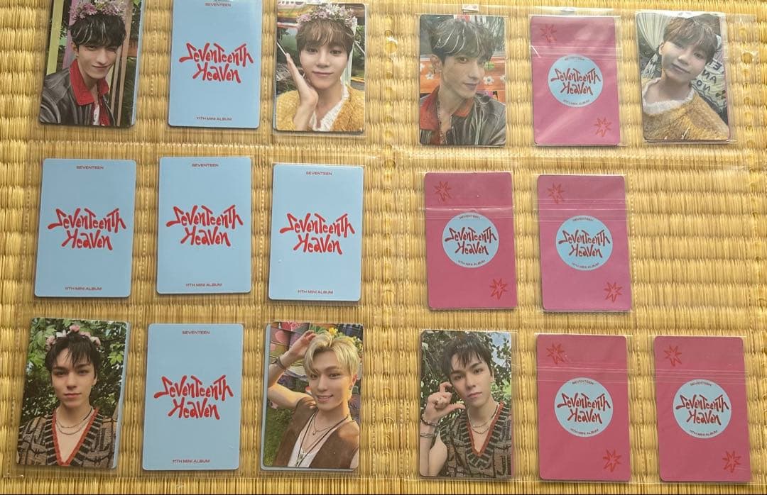 seventeen heaven weverse 特典　花冠　トレカ　コンプ
