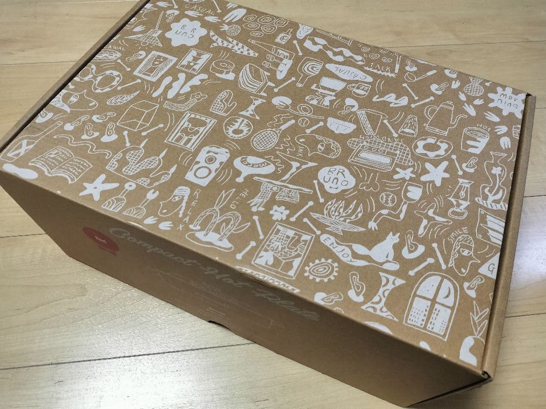 BRUNO コンパクトホットプレート レッド