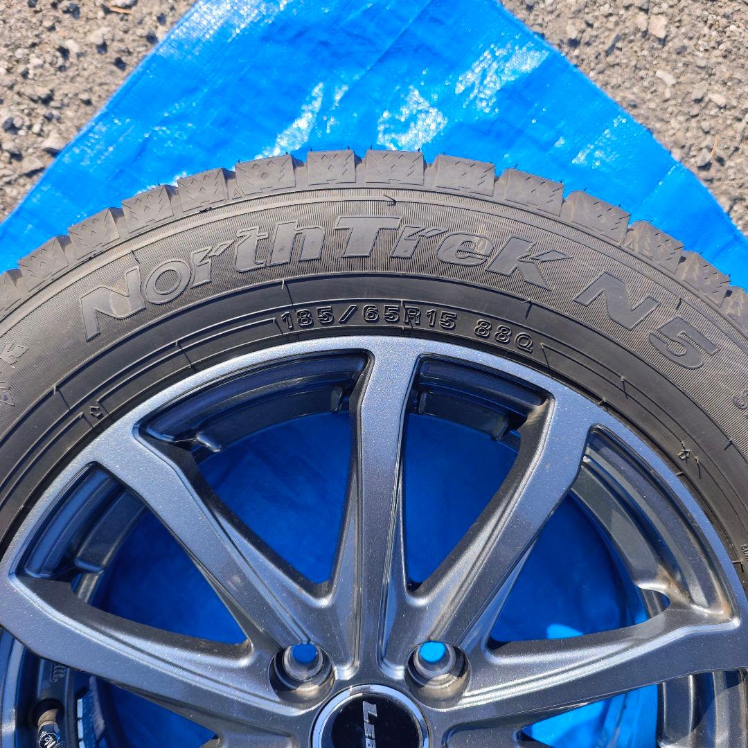 O*i様 185/65R15 NorthTreyN5 スタッドレスタイヤホイール